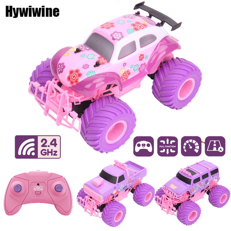 Rc Hobby Dump Truck - Pink RC Car Electric Drive Off-Road