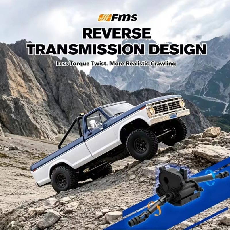 Rc Hobby Dump Truck - FMS 1:18 FCX18 II F‑100 Brushed