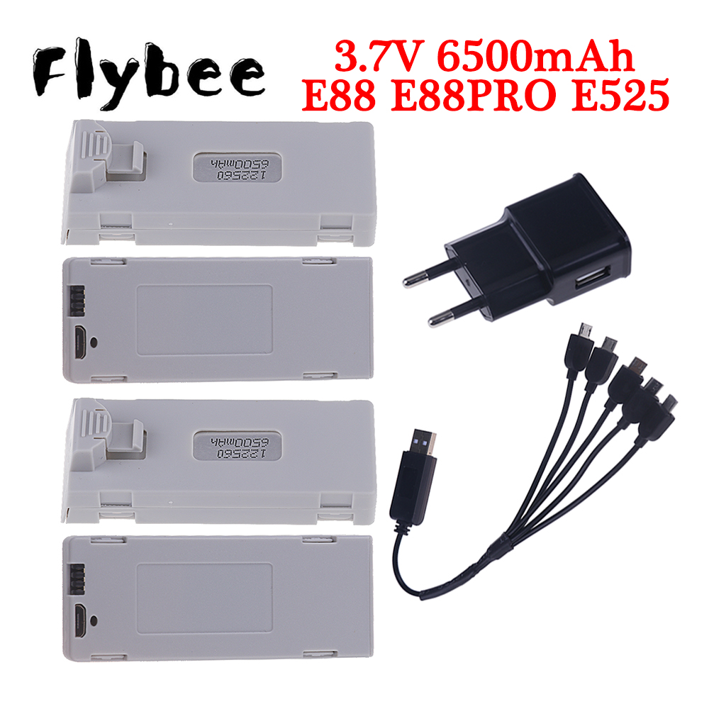 Original E88 Battery 3.7V 6500 - đánh giá và giá Hobby Rc Quadcopters & Multirotors