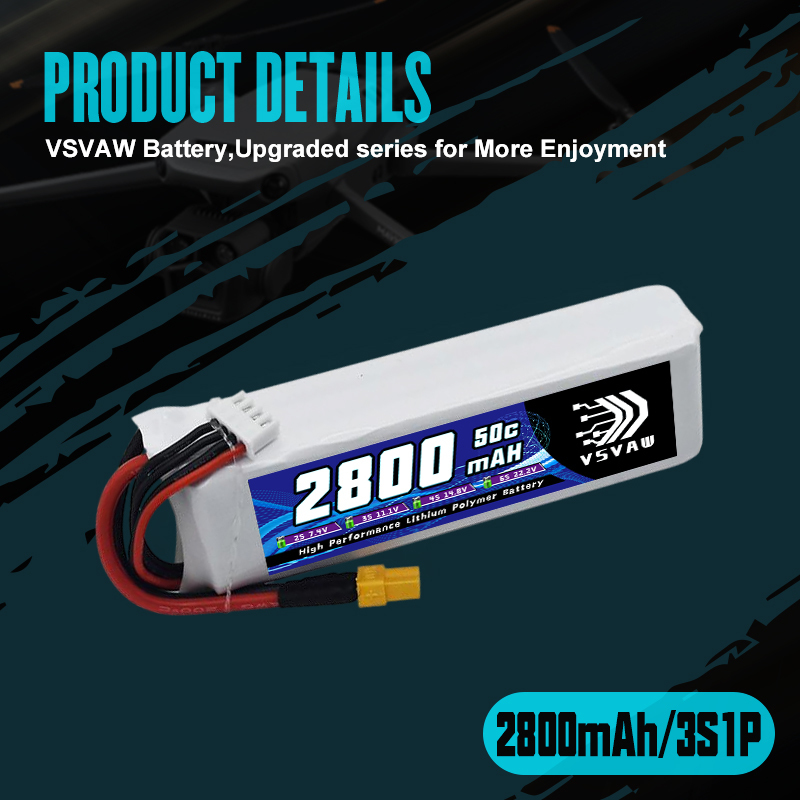 VSVAW 3S 2800mAh Lipo Battery  - đánh giá và giá Hobby Rc Quadcopters & Multirotors