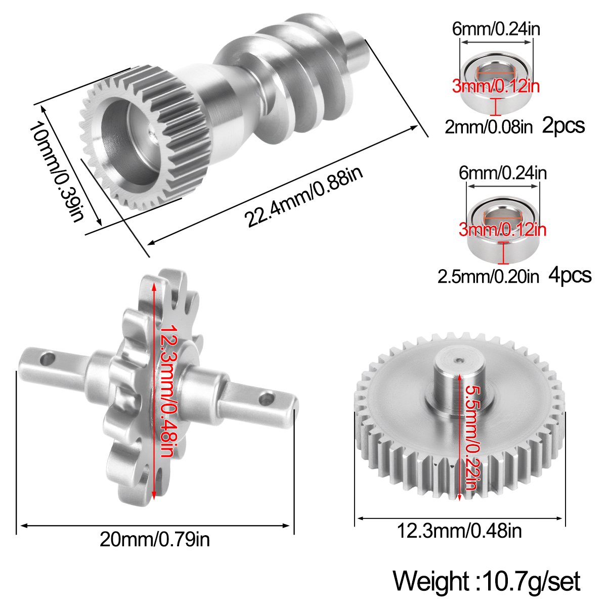 Stainless Steel Gearbox Gear S - đánh giá và giá Hobby Zone Rc
