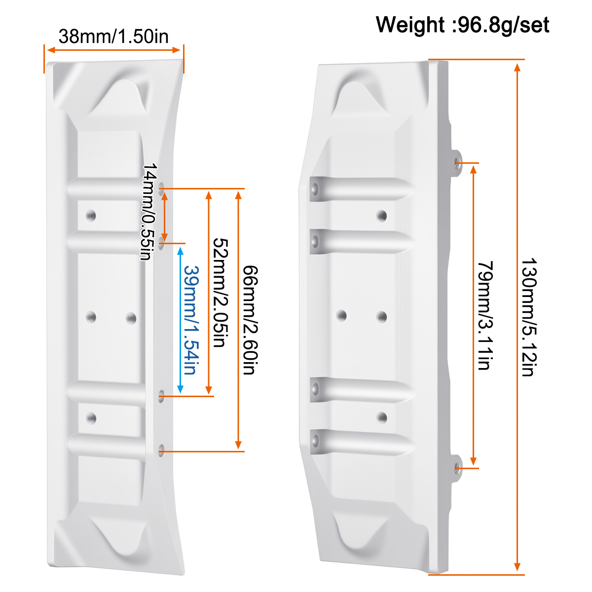 Aluminum Side Pedal for Vanqui - đánh giá và giá Hobby Zone Rc